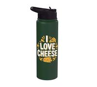 Amo il formaggio Stainless Steel Insulated Water Bottle