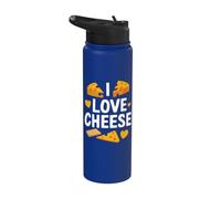 Amo il formaggio Stainless Steel Insulated Water Bottle