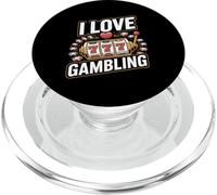 Amo il gioco d'azzardo Casino 777 Jackpot Slot Divertente PopSockets PopGrip per MagSafe