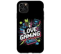 Amo il gioco Joystick retrò Pixel Art Custodia per iPhone 11 Pro Max