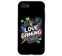 Amo il gioco Joystick retrò Pixel Art Custodia per iPhone SE (2020) / 7/8