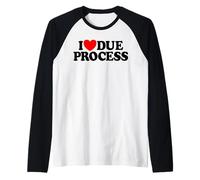 Amo Il Giusto processo Maglia con Maniche Raglan