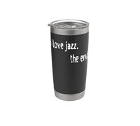 Amo il jazz The End Bicchiere termico in acciaio inox doppia parete