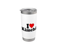AMO IL KIMCHI A FORMA DI CUORE Bicchiere termico in acciaio inox doppia parete