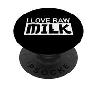 Amo il latte crudo PopSockets PopGrip Adesivo