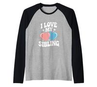 Amo il legame sincero di mio fratello Maglia con Maniche Raglan