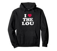 Amo il Lou | Divertente 314 St Louis Felpa con Cappuccio