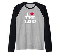 Amo il Lou | Divertente 314 St Louis Maglia con Maniche Raglan