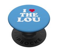 Amo il Lou | Divertente 314 St Louis PopSockets PopGrip Adesivo