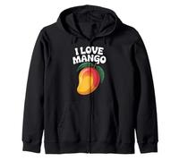 Amo il mango Juicy Fruit Passion Design Felpa con Cappuccio