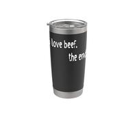 Amo il manzo The End Bicchiere termico in acciaio inox doppia parete