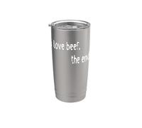 Amo il manzo The End Bicchiere termico in acciaio inox doppia parete