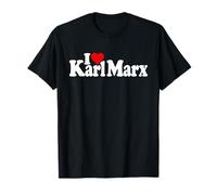 Amo Il MARXISMO del Cuore Karl Marx Maglietta