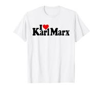 Amo Il MARXISMO del Cuore Karl Marx Maglietta