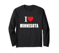 Amo Il Minnesota per Uomini Donne e Studenti Maglia a Manica