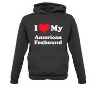Amo Il Mio American Fox Hound - Felpa Per Bambini - Divertente Cucciolo Di Cane