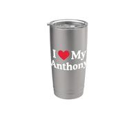 Amo il mio Anthony Heart Anthony Love Anthony Bicchiere termico in acciaio inox doppia parete