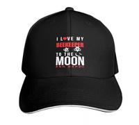 Amo Il Mio Apicoltore per Tornare alla Luna Marito Moglie Berretto da Baseball Nero alla Moda Cappello di Grandi Dimensioni Cappelli da Donna Eleganti Cappelli da Uomo
