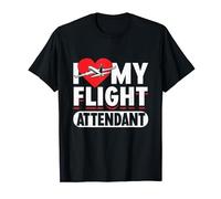 Amo Il Mio Assistente Di Volo Hostess Assistente Di Volo Maglietta
