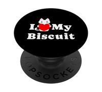 Amo il mio biscotto Proprietario di gatti Amante dei gattini PopSockets PopGrip Adesivo