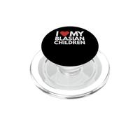Amo il mio Blasian Bambini Nero Asiatico Bambini Orgoglio Culturale PopSockets PopGrip per MagSafe