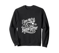AMO IL MIO BOSTON TERRIER! - American Gentleman Bostie Bull Felpa