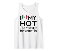 Amo Il Mio Caldo Messicano Fidanzato Marito Divertente Chicano Latino Canotta