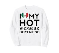 Amo Il Mio Caldo Messicano Fidanzato Marito Divertente Chicano Latino Felpa