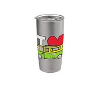 Amo il mio camper Bicchiere termico in acciaio inox doppia parete