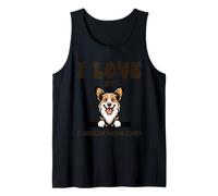 Amo Il Mio Cardigan Welsh Corgi, Motivo: Cartone Animato Canotta