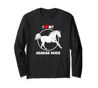 Amo Il Mio Cavallo Arabo Maglia a Manica