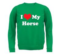 Amo Il Mio Cavallo - Felpa Per Adulti - Cavalcare Cavaliere Cavalli Equestre