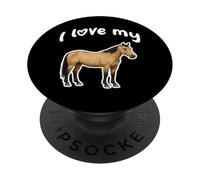Amo il mio cavallo PopSockets PopGrip Adesivo