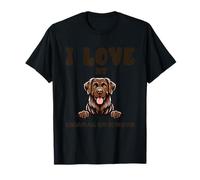 Amo Il Mio Chesapeake bay Retriever Maglietta