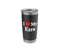 Amo il mio cuore di Ezra Ezra Amo Ezra Bicchiere termico in acciaio inox doppia parete