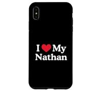 Amo il mio cuore Nathan Nathan Love Nathan Custodia per iPhone XS Max