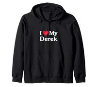 Amo Il Mio Derek Love Derek Felpa con Cappuccio