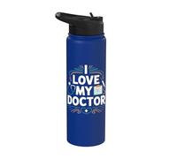 Amo il mio dottore Medical Pride Stainless Steel Insulated Water Bottle