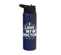 Amo il mio dottore Medical Pride Stainless Steel Insulated Water Bottle