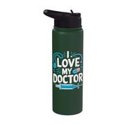 Amo il mio dottore Stainless Steel Insulated Water Bottle