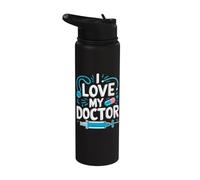 Amo il mio dottore Stainless Steel Insulated Water Bottle