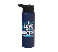 Amo il mio dottore Stainless Steel Insulated Water Bottle