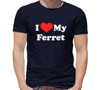 Amo Il Mio Furetto - Maglietta Da Uomo - Animale Furetto Proprietario Di Animali