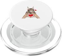 Amo il mio gatto Maine Coon Maine Coons PopSockets PopGrip per MagSafe