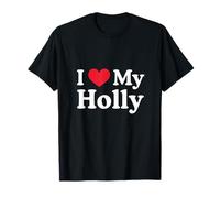 Amo Il Mio Holly Heart Holly Love Holly Maglietta