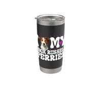 Amo il mio Jack Russell Terrier Bicchiere termico in acciaio inox doppia parete