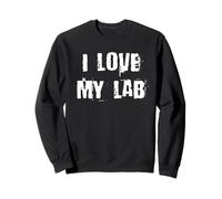 Amo Il Mio Laboratorio Felpa