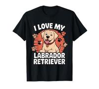 Amo il mio Labrador Retriever Maglietta