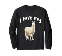 Amo Il Mio Lama Maglia a Manica