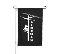 Amo il mio Lineman 12x18 pollici per la decorazione esterna del cortile